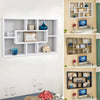 Stylish Space Saving Floating Wall Shelves Display Shelf Bookshelf Storage Unit