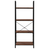 4 tier storage bookshelf display rack brown Storage Shelving living room