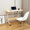 Movable Computer Desk with 4 Wheels Adjustable PC Laptop Table Home Office Study