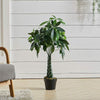 80cm Artificial Potted Tree Home Office Realistic Green Plant Garden Decoration