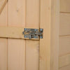 Outdoor Tool Shed Latch Lock Garden Equipment Storehouse Storage Unit w/ Shelves