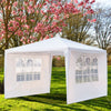 3x3M Heavy Duty Gazebo Marquee Strong Waterproof Garden Patio Party Tent 3 Sides