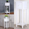 1pcs Slim Wood Table Bedside End side Telephone Table Storage Plant Stand