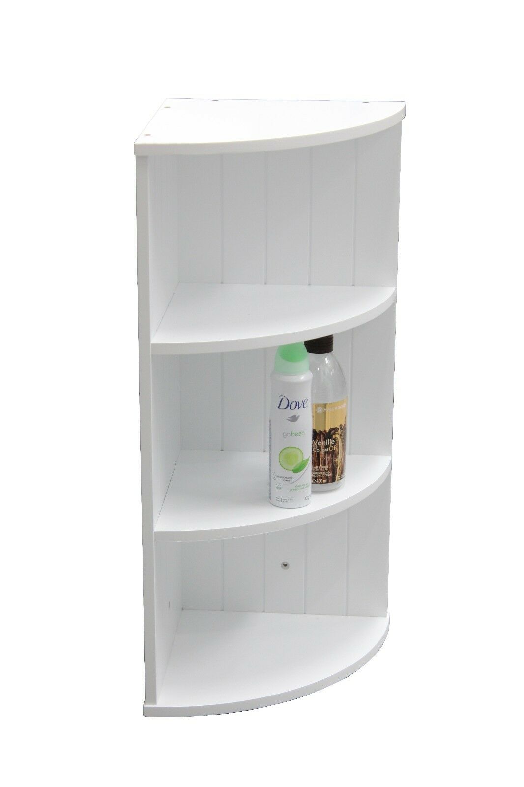 Wooden Shelf 3 Tier Wall Corner Shelf Storage Cabinet Unit Bathroom Shelving-DAM