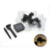 Solar Retro Ball String Lights Outdoor Garden LED Festoon Party Globe Bulb Light