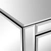 Mirrored Glass Chest Drawer Table Glass Bedside Table Mirrored Bedroom Furniture (Transparent)