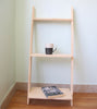 Stylish Ladder Shelving Unit 3 Tier Wall Leaning Bookcase Storage Display Stand