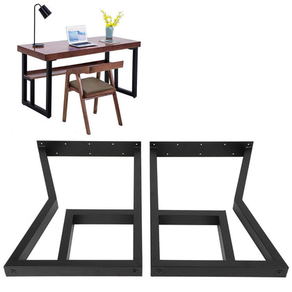 Set of 2 Iron Metal Table Legs Industrial Leg Furniture Desk Bench Base Frame UK