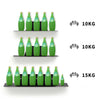 Pack of 3 Metal Floating Wall Shelves Storage for Restaurant Bar Cafe Kitchen