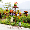 Love Heart Metal Plant Stand Flower Pot Corner Shelf Art Display Rack In/Outdoor