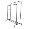 Heavy Metal Double Clothes Rail Hanging Rack Garment Display Stand Storage Shelf
