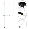 Adjustable Telescopic Closet Garment Rail Coat Clothes Wardrobe Hanging Rack NEW
