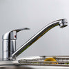 Kitchen Sink Mixer Single Lever Tap Swivel Spout Modern Chrome Basin Tap UK