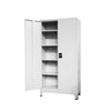 Lockable Office Filing Cabinet Metal Storage Cupboard Unit With 6 Compartments