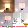 LED USB Wall Light Sconce Indoor Bedroom Bedside Living Room Night Reading Lamp