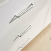 Stratford Wide Chest of 6 Drawers White Bedroom Storage Drawers Metal Runners