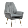 Occasional Chair Accent Chair High Back Armchair Sofa Bedroom Living Room Grey