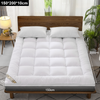 Mattress Topper 10cm Deep Thick Hotel Soft Microfiber Single Double King Super