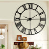 EXTRA LARGE ROMAN NUMERALS SKELETON 60CM WALL CLOCK BIG GIANT OPEN FACE ROUND UK