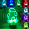 Sonic The Hedgehog 3D Night Light LED 7 Colours Touch Table Lamp Kids Gift NEW