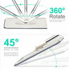 360° Flat Squeeze Microfiber Mop & Bucket Set Home Floor Tiles Cleaning +10 Pads