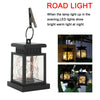 Waterproof LED Solar Powered Hanging Lantern Lights Outdoor Garden Table Lamp