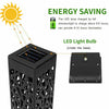 Solar 6pcs Powered Garden Post Lights Waterproof LED Outdoor Patio Yard Lawn UK