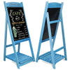 BLUE- A BOARD - PAVEMENT BOARD - CHALKBOARD - PAVEMENT SIGN - FREE STANDING -UK