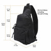 Men's Black Messenger Bag Waterproof Cross Body Shoulder Utility Travel Work P8