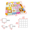 EVA Foam Puzzle Play Mat w Borders Kids Multi-Color Safe Baby Padded Floor Tiles