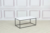 White Large Marble Coffe Table 107*61 cm Sofa Side Table Marble Effect Grade B