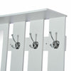 Entryway Organizer Shoe Storage Space Saving Mirror Chest Wardrobe Drawer White