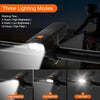 PREMIUM FULLY RECHARGEABLE BICYCLE SUPER BRIGHT BIKE LIGHTS SET LIGHT WATERPROOF