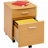 Two Drawer A4 Suspension Filing Pedestal w Lock Home Office Piranha Blenny PC 10