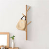 2x Wall Mounted Coat Rack Hat Rack Stand Wood Tree Hanger Hooks Modern Vertical
