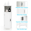 Wooden Bathroom Cabinet Freestanding Cupboard Storage W/ Door & Adjustable Shelf