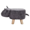 Padded Cow Shape Stool Cute Chidrens Kids Decoration Footrest Wood Frame Legs UK