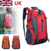 40Liter Travel Hiking Camping Rucksack Bag Backpack Outdoor Sports Waterproof UK