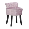 Dressing Table Chair Small Guest Reception Stool Stud Button Padded Seat Bedroom