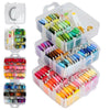 150 Colour Embroidery Floss Cross Stitch Organizer Storage Box Set Sewing Skeins