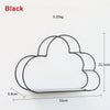 Cloud Shaped Wall Hanging Storage Rack Metal Show Display Holder Home Decor