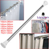 Telescopic Shower Curtain Rail Extendable Pole Bathroom Door Window Wardrobe Rod