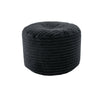 Round Bean Bag Foot Rest Stool Pouffe Living Room Beanbag Ottoman Footstools