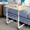 80cm Adjustable Height Rolling Laptop PC Desk Computer Desk Table Sofa Bed Tray