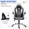 Racing Office Chair PU Leather Bucket Computer Gaming Swivel Adjustable