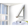2 x Stainless Folding Wall Hanger Laundry Rack Mount Retractable Clothes New