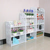 Cabinet White 3/4/5 Tiers Shoe Rack Storage Shelf Display Stand Organiser Unit
