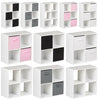 4 6 Cube Storage Unit White