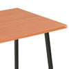 Desk with Shelving Unit Black and Brown 102x50x117 cm B1J6