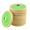 10pcs 100mm 4" Spiral Stitched Cotton Buffing Polishing Wheel Mop Bench Grinder